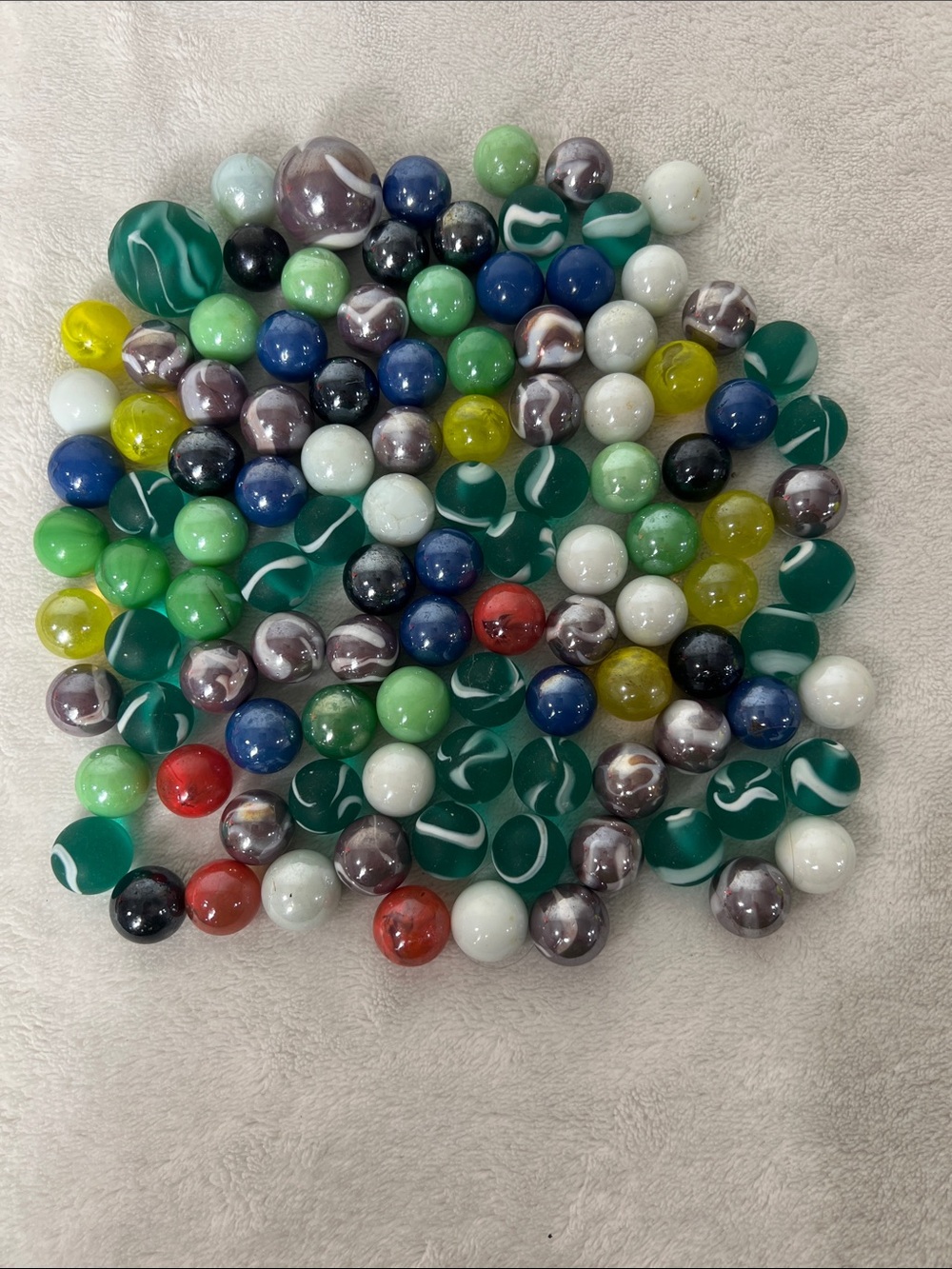 Colorful Glass Marbles Mix